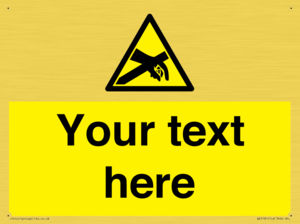 Custom Anti-Static Warning Sign